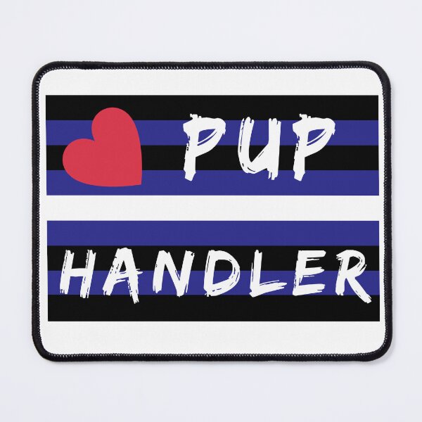 Item preview, WOOFZ® Leather Pride Flag Pup Handler designed and sold by woofz.
