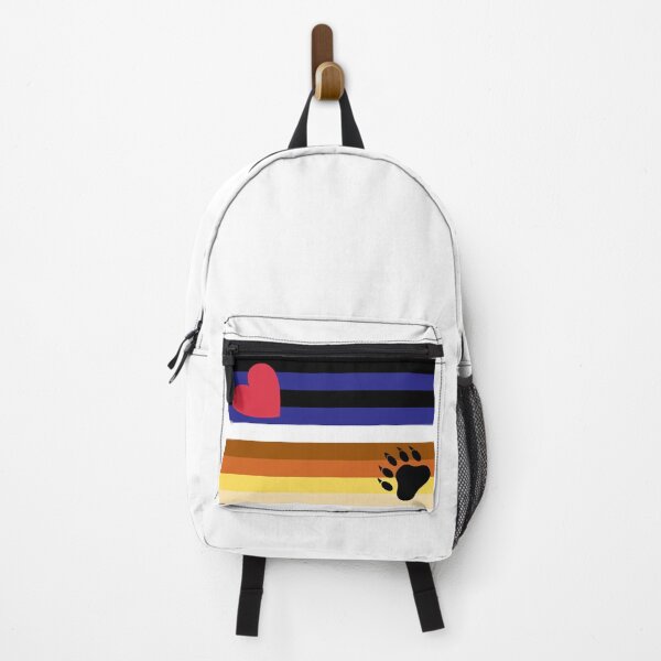 Item preview, WOOFZ® Leather and Bear Pride Flag United designed and sold by woofz.