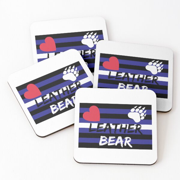 Item preview, WOOFZ® Leather Pride Bear Claw with Leather Bear designed and sold by woofz.