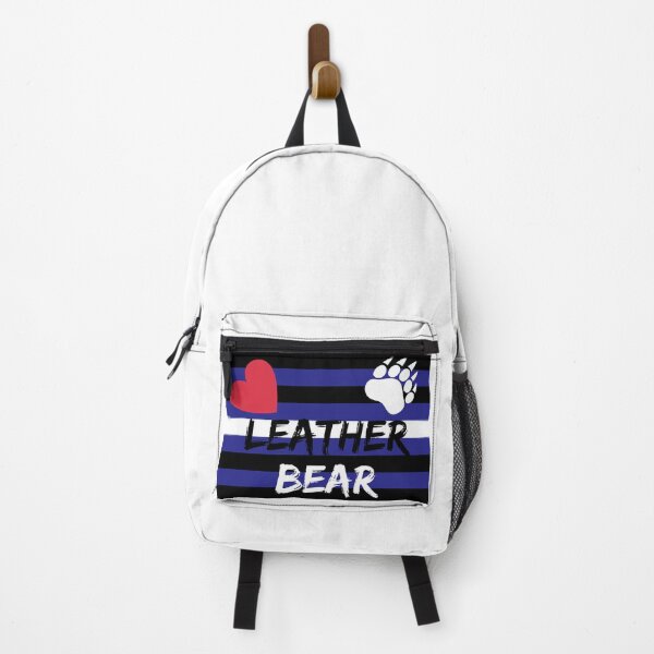Item preview, WOOFZ® Leather Pride Bear Claw with Leather Bear designed and sold by woofz.