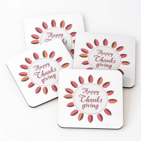 Item preview, happy thanksgiving with leaf wreath designed and sold by JAG2B.
