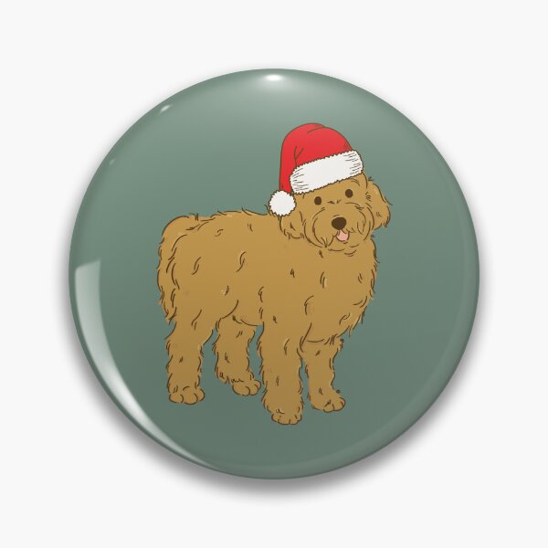 Item preview, Goldendoodle Christmas Santa Labradoodle Doodle Dog Holiday designed and sold by thepawster.