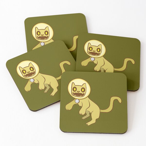 Item preview, Astronaut Cat - Yellow designed and sold by Figuros.