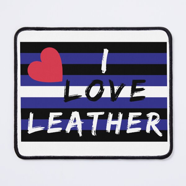 Item preview, WOOFZ® Leather Pride Flag I Love Leather designed and sold by woofz.