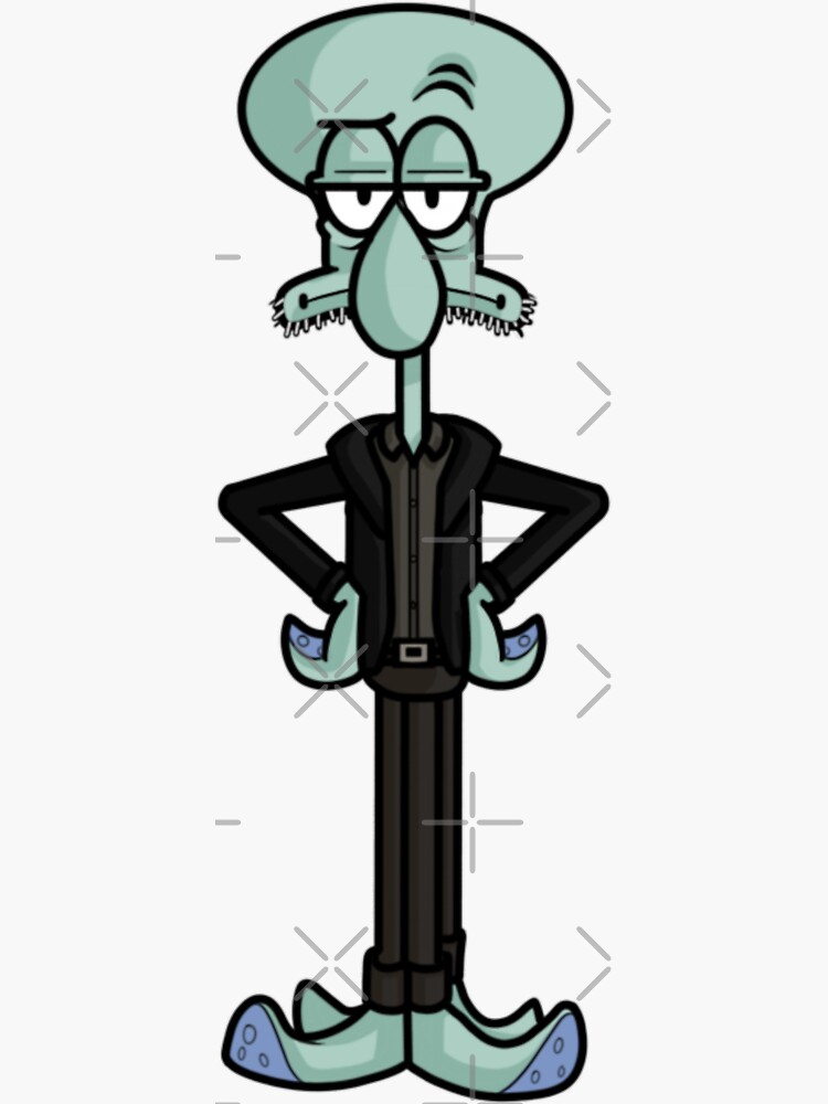 Sticker « Crossover Spongebob X Breaking Bad Squidward Tentacles et
