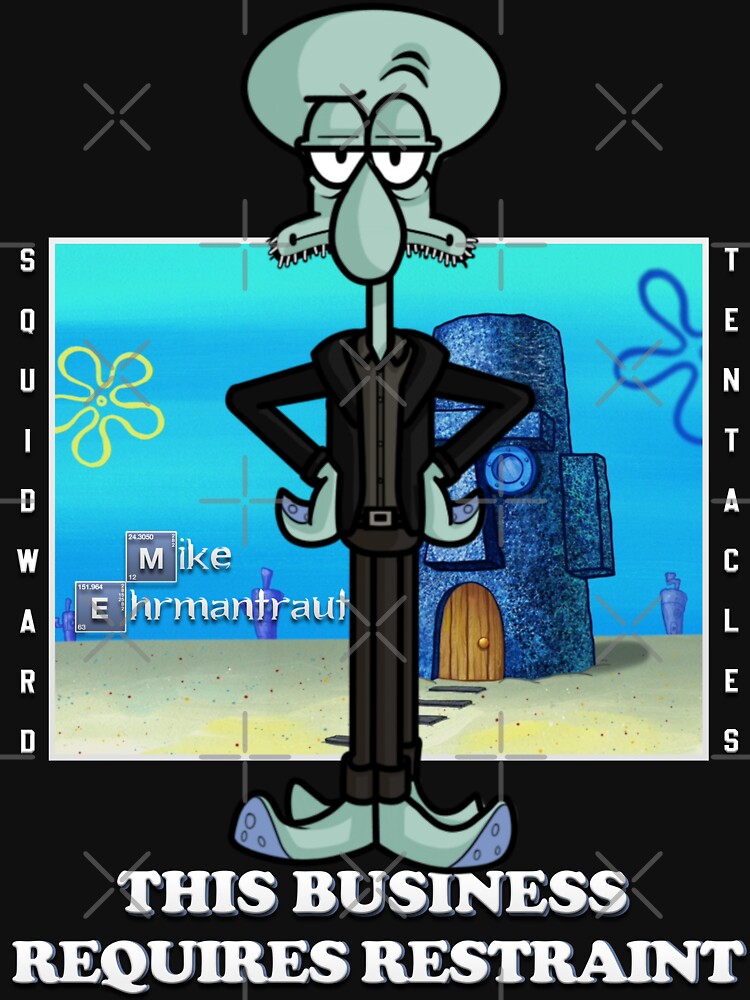 "Spongebob X Breaking Bad crossover Squidward Tentacles and Mike