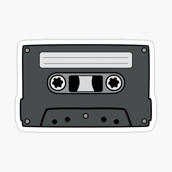Retro Cassette Sticker