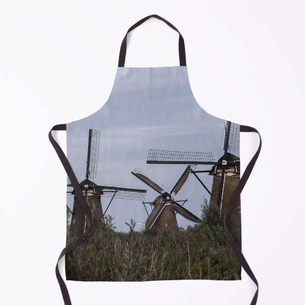 Item preview, Wonderful landscapes in the Netherlands. Historic dutch windmills in Kinderdijk in a cloudy autumn day. Unesco site. Natural view from distance. designed and sold by Maurizio Fabbroni.