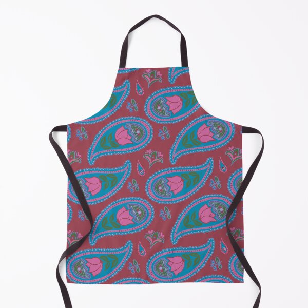 Item preview, Rose Red Paisley Boho floral. designed and sold by LaBellCreative.
