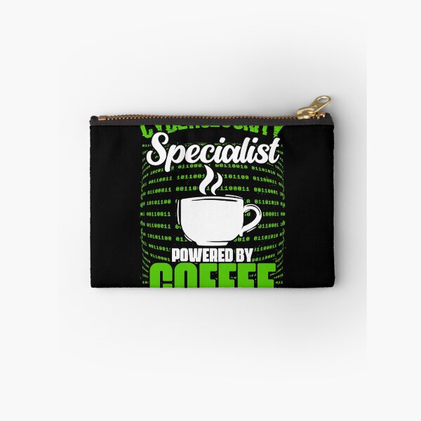Item preview, Funny Cybersecurity Specialist Powered By Coffee IT Security designed and sold by Nessshirts.