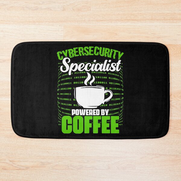 Item preview, Funny Cybersecurity Specialist Powered By Coffee IT Security designed and sold by Nessshirts.