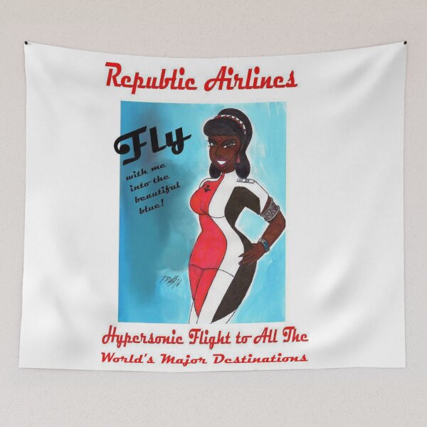 Item preview, Miriyum of Republic Airlines designed and sold by Ronald Woods.