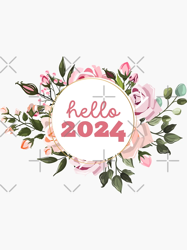 Planche Stickers Bonne Année 2024 - Illustrations aquarelle : réveil –  AdyLShop
