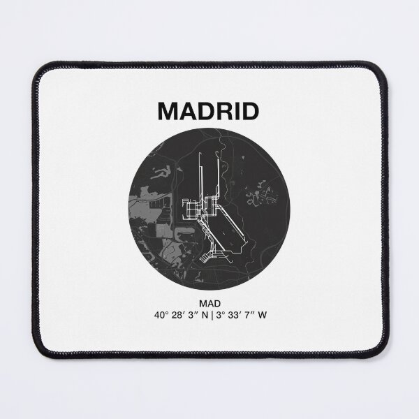 Item preview, Madrid airport map  designed and sold by kofocrishs.