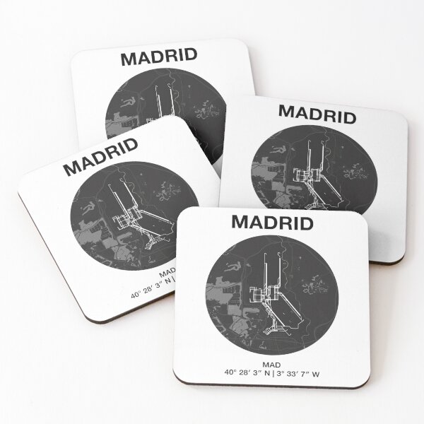 Item preview, Madrid airport map  designed and sold by kofocrishs.