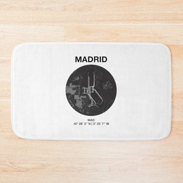 Item preview, Madrid airport map  designed and sold by kofocrishs.