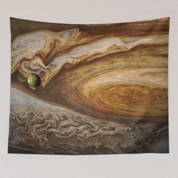 Item preview, Callisto passing before Jupiter, space exploration, astronomy designed and sold by Glimmersmith.