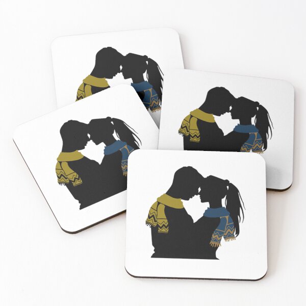Item preview, Badger and Raven Lovers Silhouette   designed and sold by ArchilesQ.