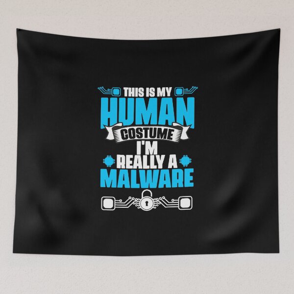Item preview, This Is My Human Costume Funny Malware Cyber Security Expert designed and sold by Nessshirts.