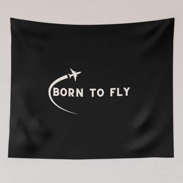Item preview, Airplane, born to fly designed and sold by HarriPaloma.
