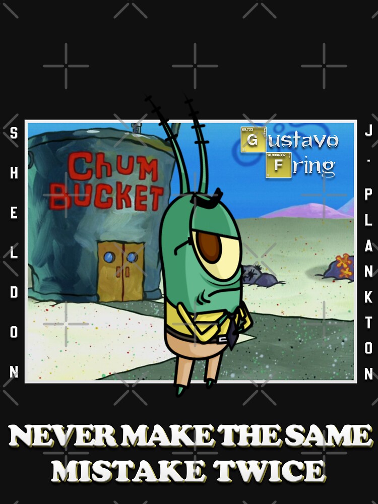 "Spongebob X Breaking Bad crossover Sheldon Plankton and Gustavo