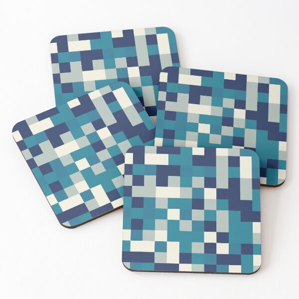 Item preview, Pixley-Blue Scene by Bossy Cat Home designed and sold by BossyCatHome.