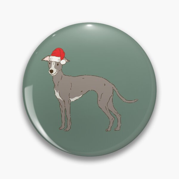 Item preview, Italian Greyhound Christmas Santa Dog Holiday designed and sold by thepawster.
