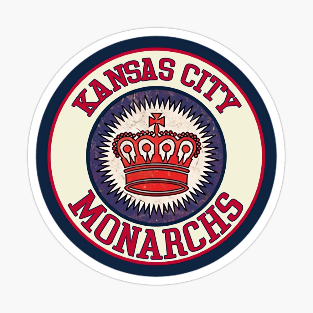 kansas city monarchs negro league retro logo spencer mckain transparent  Poster for Sale by guetocerahm