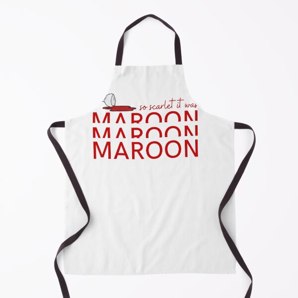 Item preview, So scarlet it was maroon / Maroon Red and white designed and sold by BloompodDesigns.