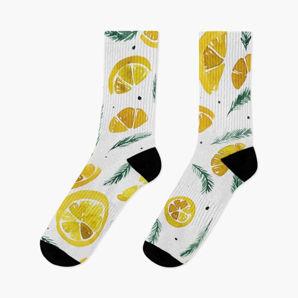 Item preview, Watercolor oranges and pines - yellow and green designed and sold by wackapacka.