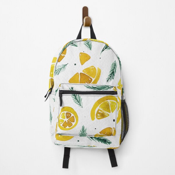 Item preview, Watercolor oranges and pines - yellow and green designed and sold by wackapacka.