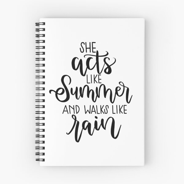 Item preview, She Acts Like Summer & Walks Like Rain- Drops of Jupiter designed and sold by kelseyhaver.