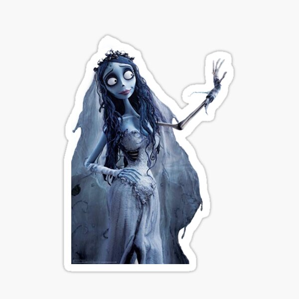 "corpse bride" Sticker for Sale by AnimeDrawings | Redbubble