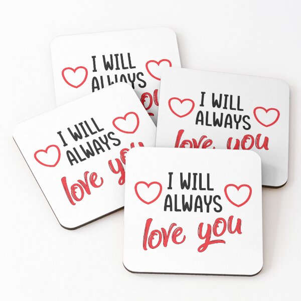 Item preview, I will always love you - love illustration designed and sold by photonxt.