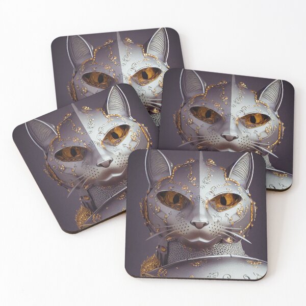 Item preview, Cat Knight Portrait 05 designed and sold by mhfoto.