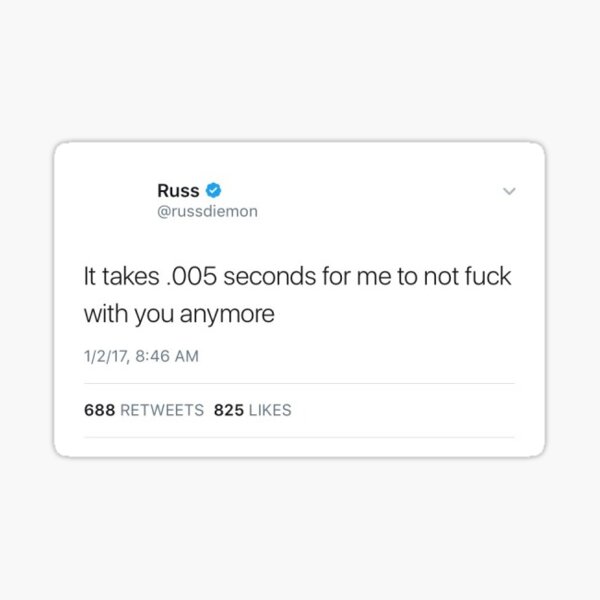 Russ Tweet Sticker