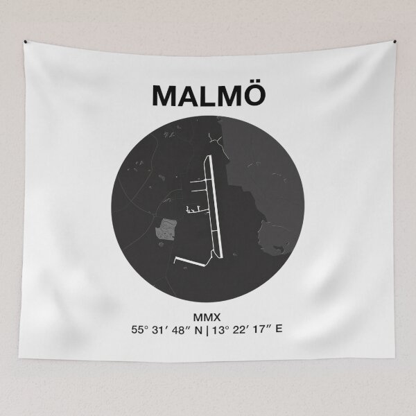 Item preview, Malmo airport map  designed and sold by kofocrishs.