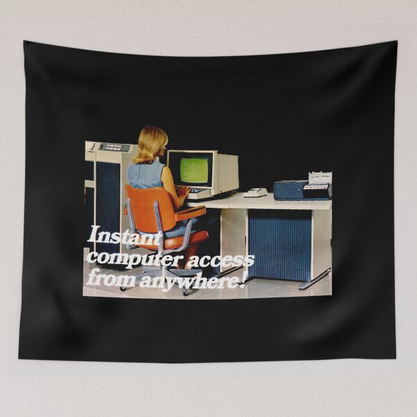 Item preview, INSTANT COMPUTER ACCESS FROM ANYWHERE designed and sold by ThrowbackAds.