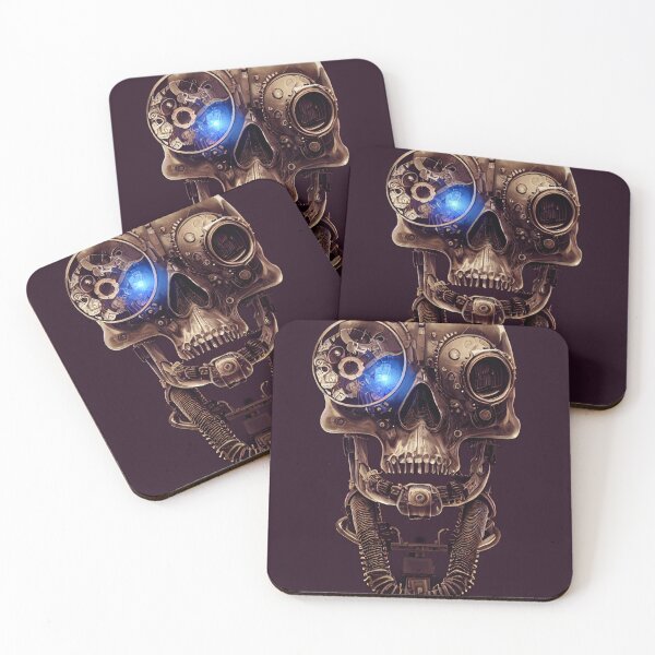 Item preview, Steampunk Skull designed and sold by CartoonrBOY.