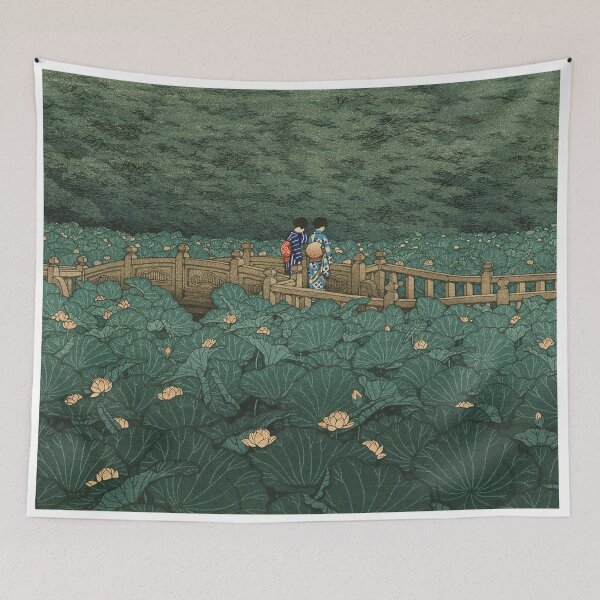 Item preview, "The Pond at Shiba Shrine in Benten" - Kawase Hasui designed and sold by Courier Design.