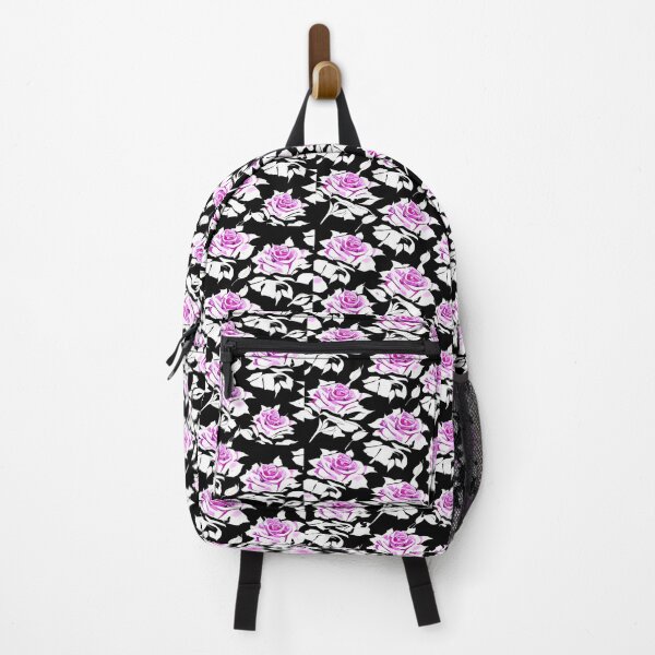 Item preview, Pink Roses with Black Background designed and sold by deniselynnimage.