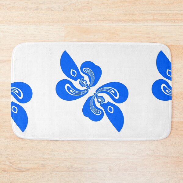 Item preview, cute blue and white cartoon doodle design in style of Henri Matisse designed and sold by mister-john.