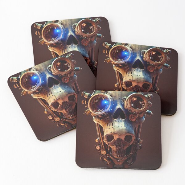 Item preview, Steampunk Skull designed and sold by CartoonrBOY.
