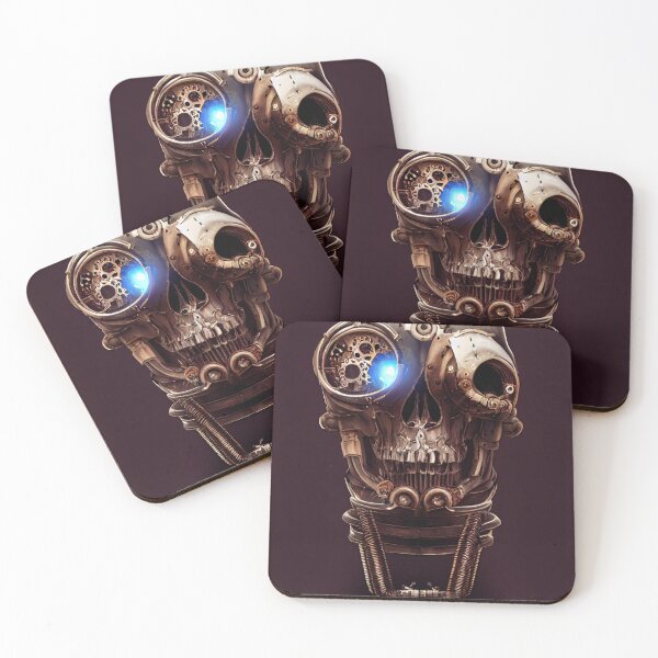 Item preview, Steampunk Skull designed and sold by CartoonrBOY.