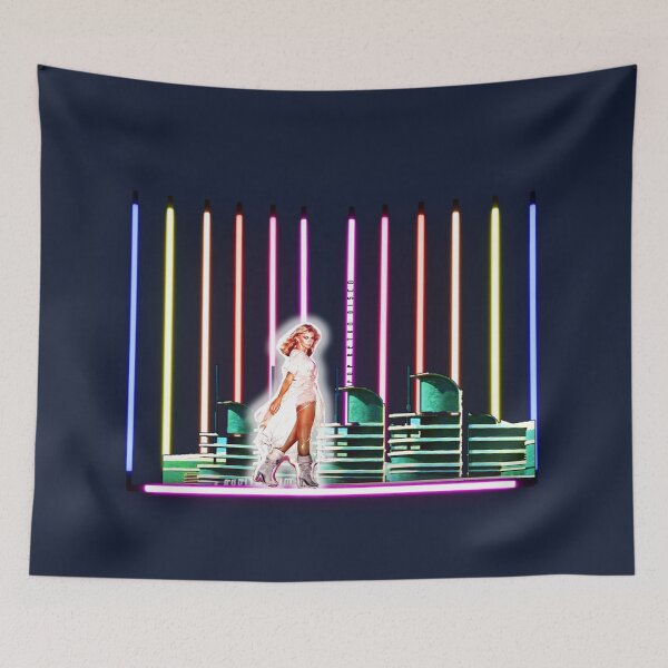 Item preview, Olivia Newton-John - Neon Lights - Xanadu - Designed by PopRetroDisco designed and sold by popretrodisco.