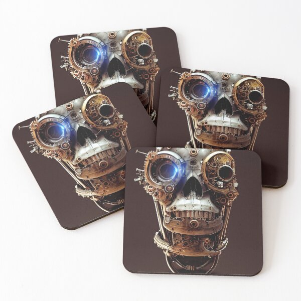 Item preview, Steampunk Skull designed and sold by CartoonrBOY.