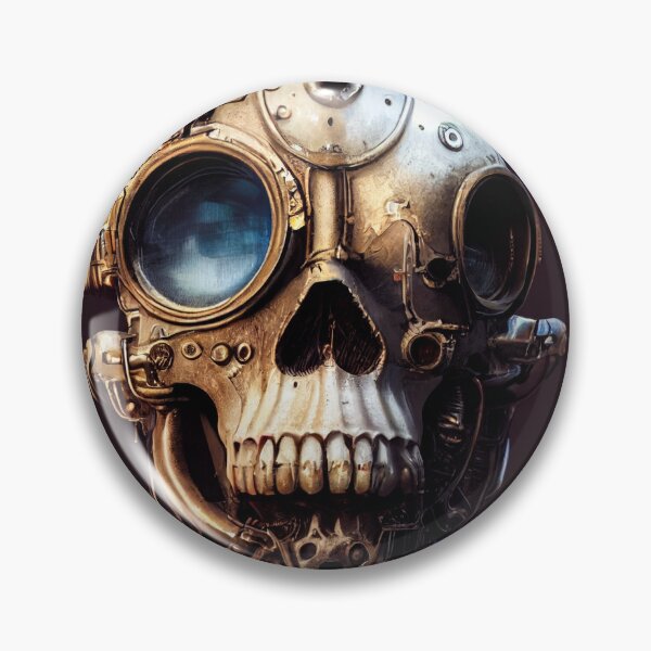 Item preview, Steampunk Skull designed and sold by CartoonrBOY.