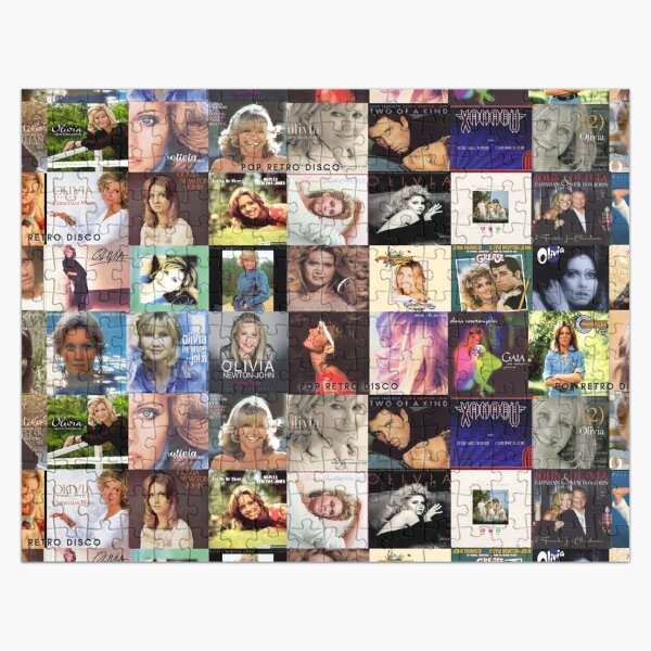 Item preview, Olivia Newton-John - Album Collage - Designed by PopRetroDisco designed and sold by popretrodisco.