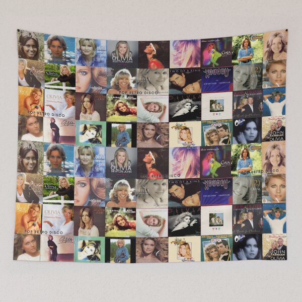 Item preview, Olivia Newton-John - Album Collage - Designed by PopRetroDisco designed and sold by popretrodisco.