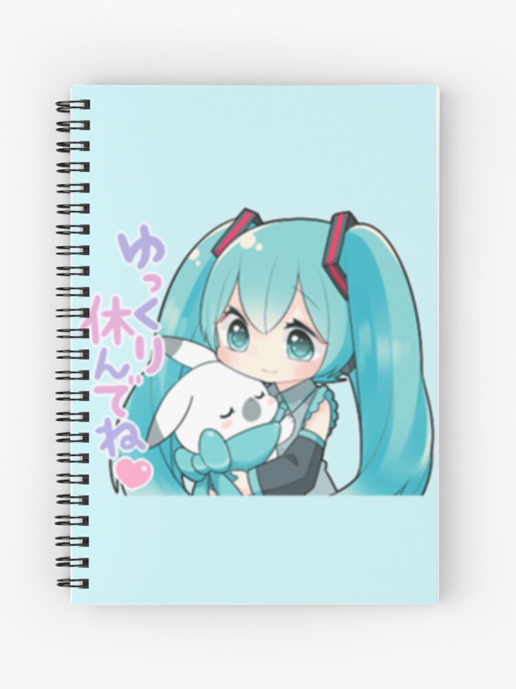 Vocaloid Miku Libreta De Dibujo Pasta Dura